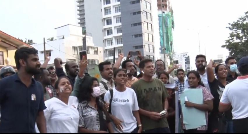 Activists protest outside TID